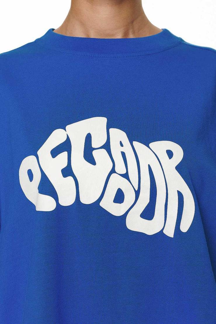 Pegador Paluma Heavy Oversized Tee Washed True Blue