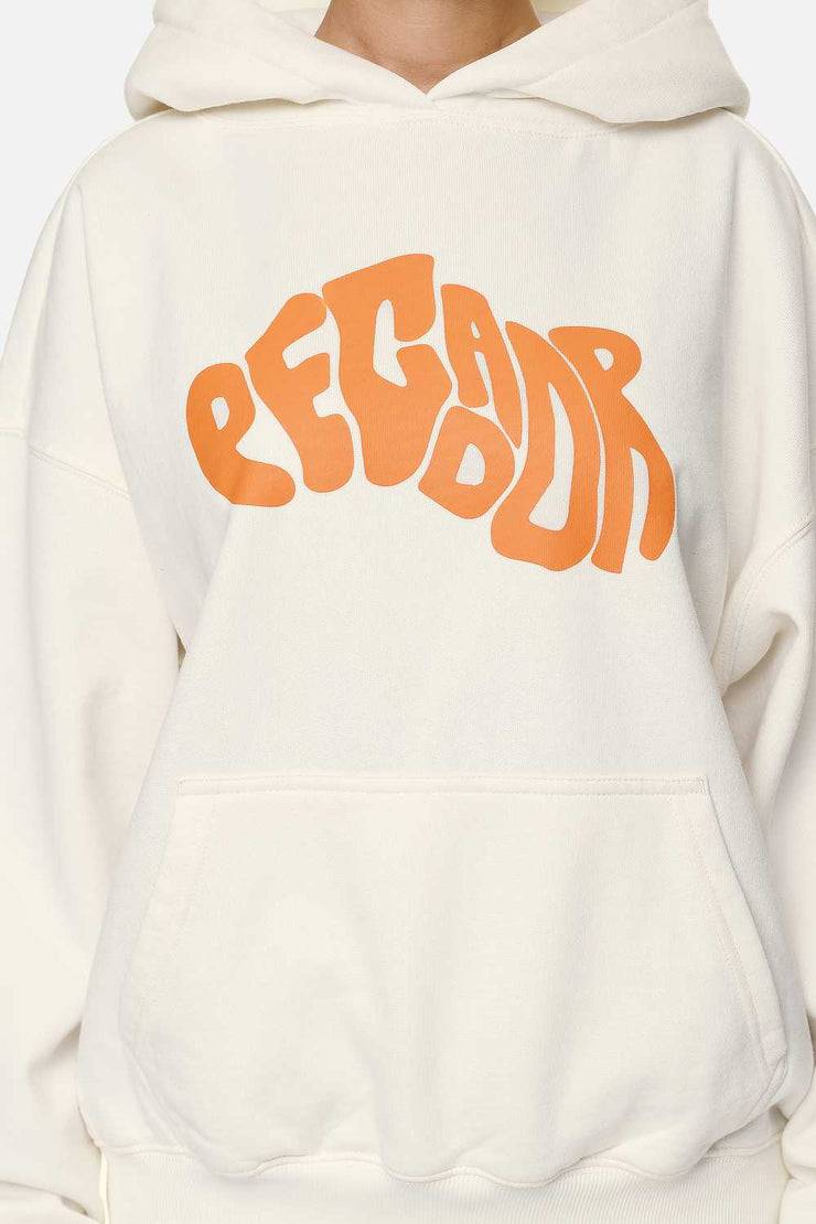 Pegador Paluma Oversized Hoodie Washed Coconut Milk