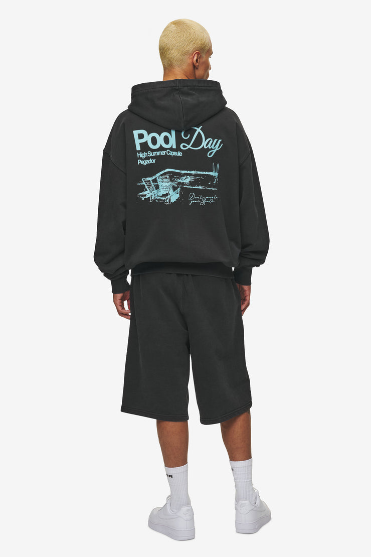 Pegador Patino Oversized Sweat Jacket Vintage Black