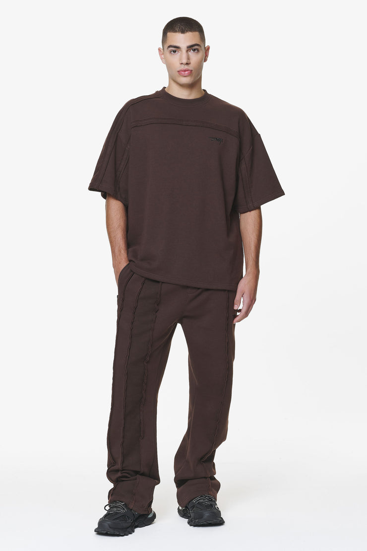 Pegador Abart Inside Out Boxy Tee Washed Oak Brown