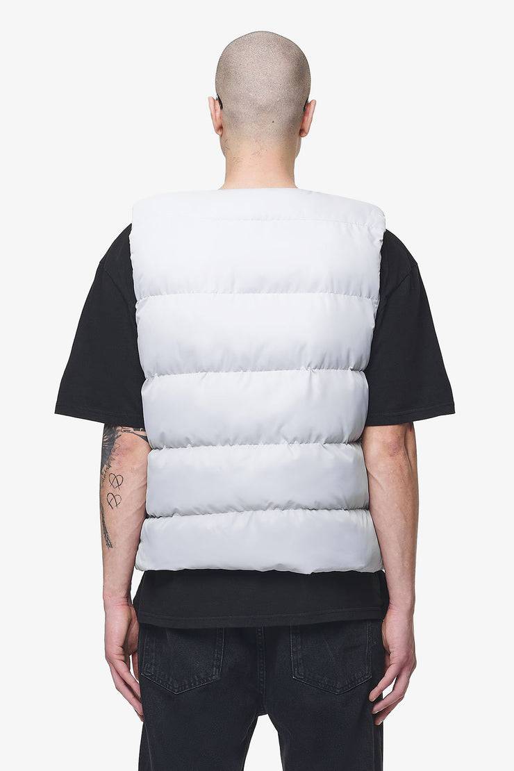 Pegador Aberdeen Round Neck Puffer Vest Dusk Grey