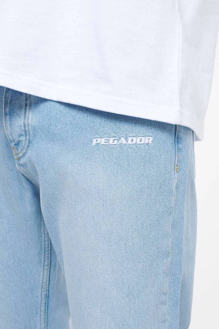 Pegador Abott Wide Jeans Washed Blue