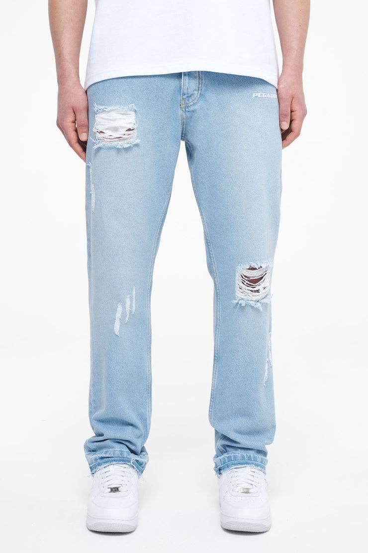 Pegador Abott Wide Jeans Washed Blue