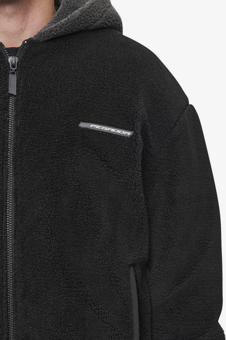 Pegador Absecon Teddy Jacket Black Anthracite