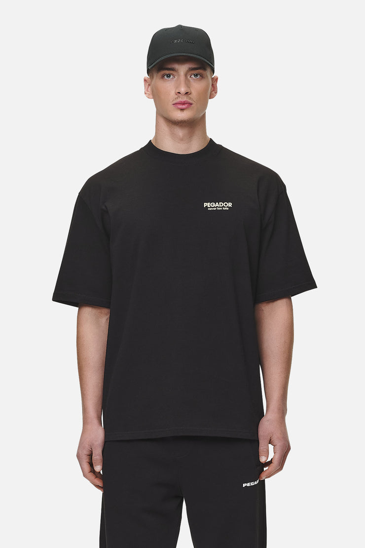 Pegador Alchar Oversized Tee Washed Black