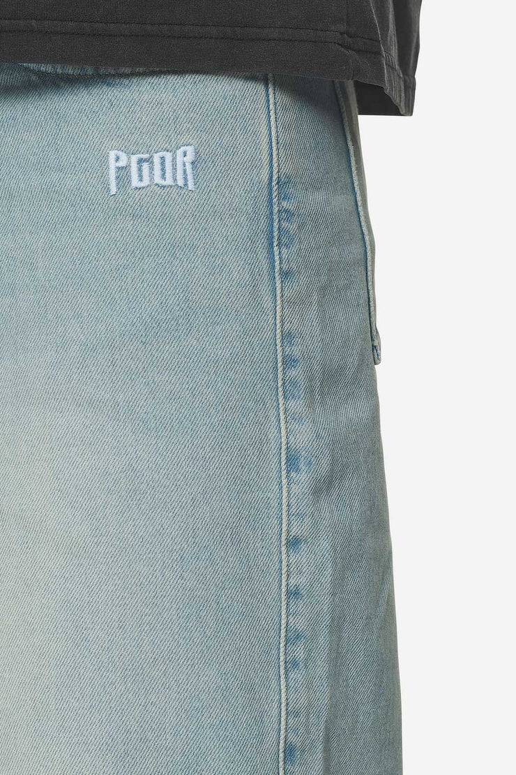 Pegador Alcoa Jorts Sand Washed Blue