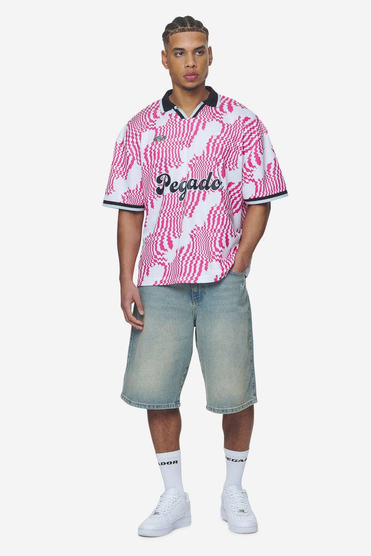 Pegador Alcoa Jorts Washed Vintage Blue