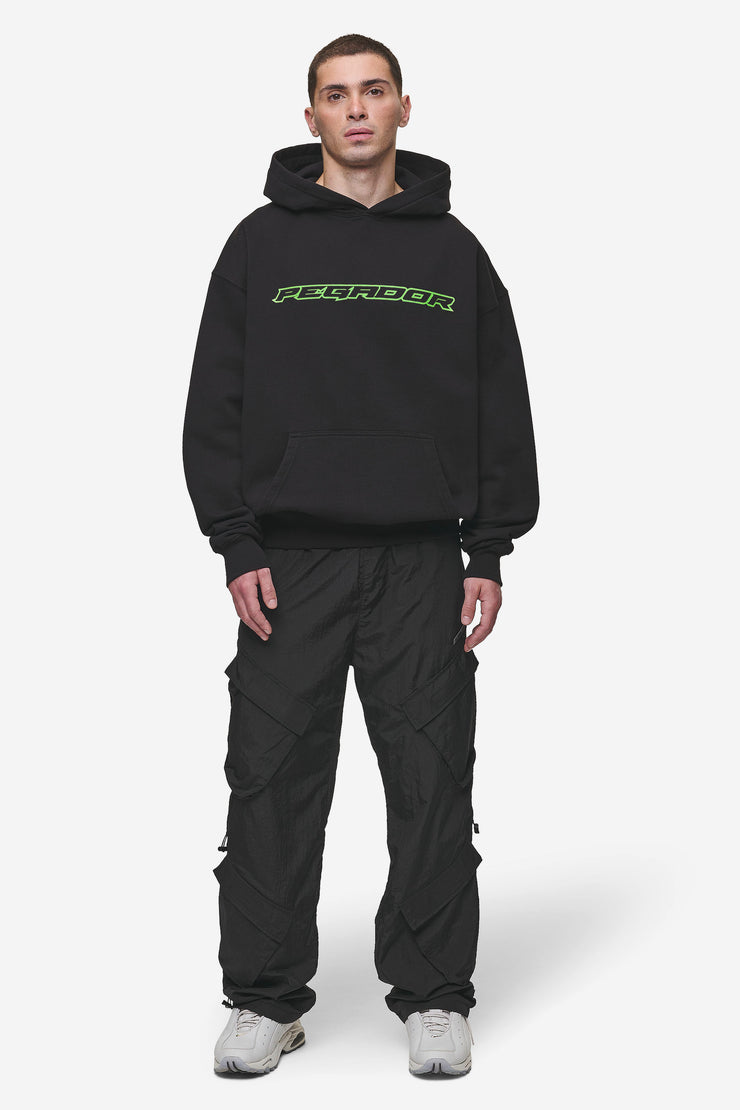 Pegador Alden Oversized Hoodie Washed Black