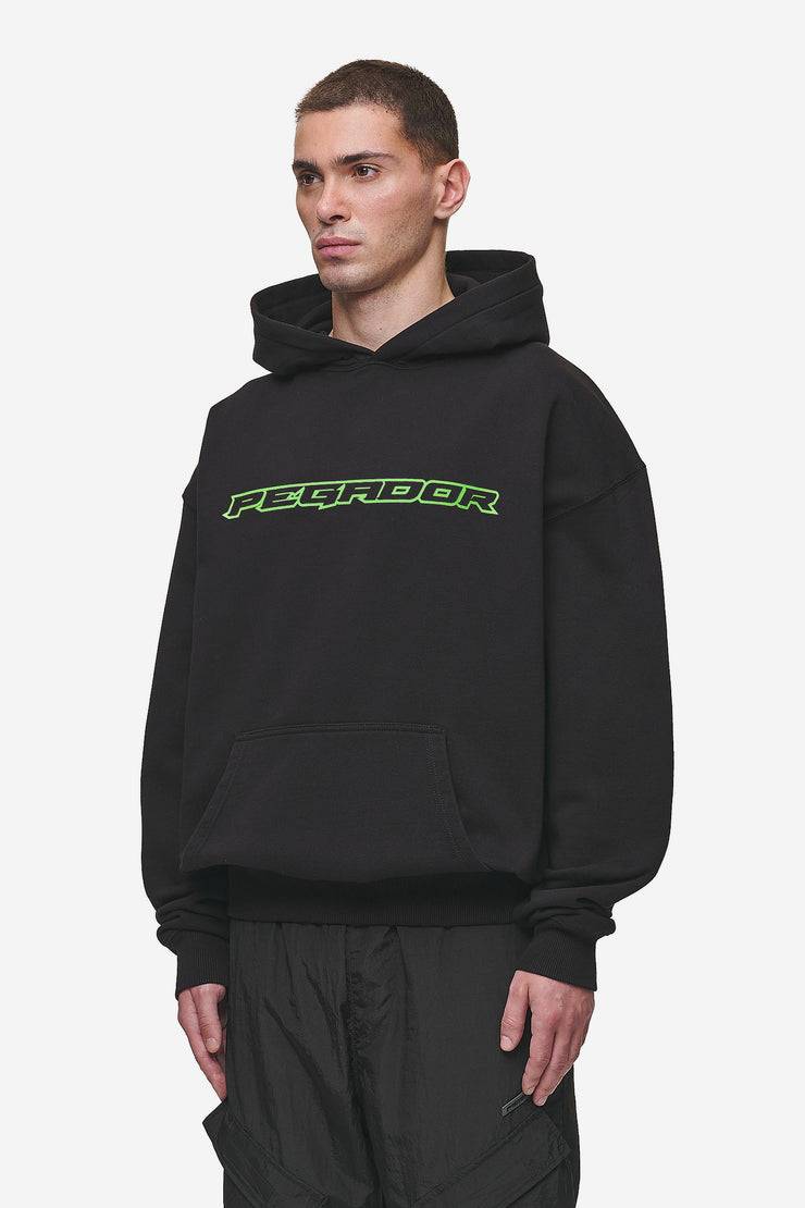 Pegador Alden Oversized Hoodie Washed Black