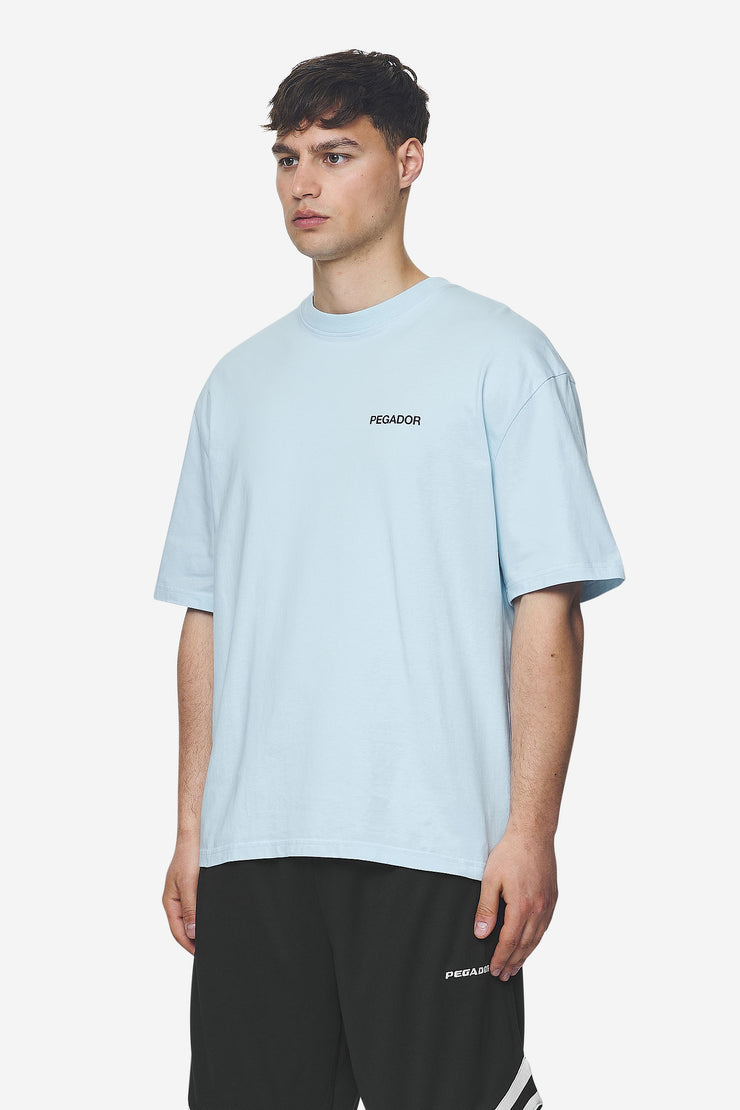 Pegador Aleso Oversized Tee Washed Baby Blue