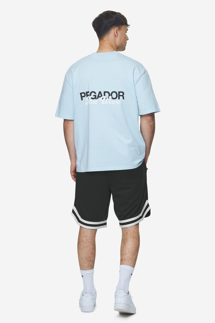 Pegador Aleso Oversized Tee Washed Baby Blue