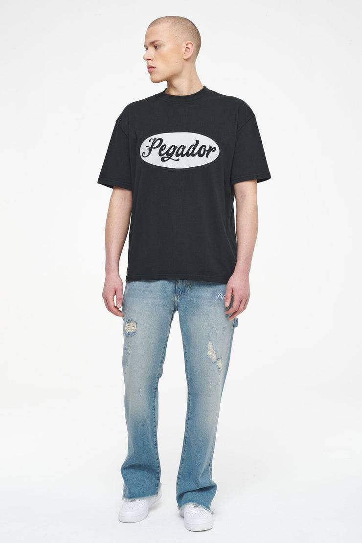 Pegador Alma Flared Jeans Washed Light Blue