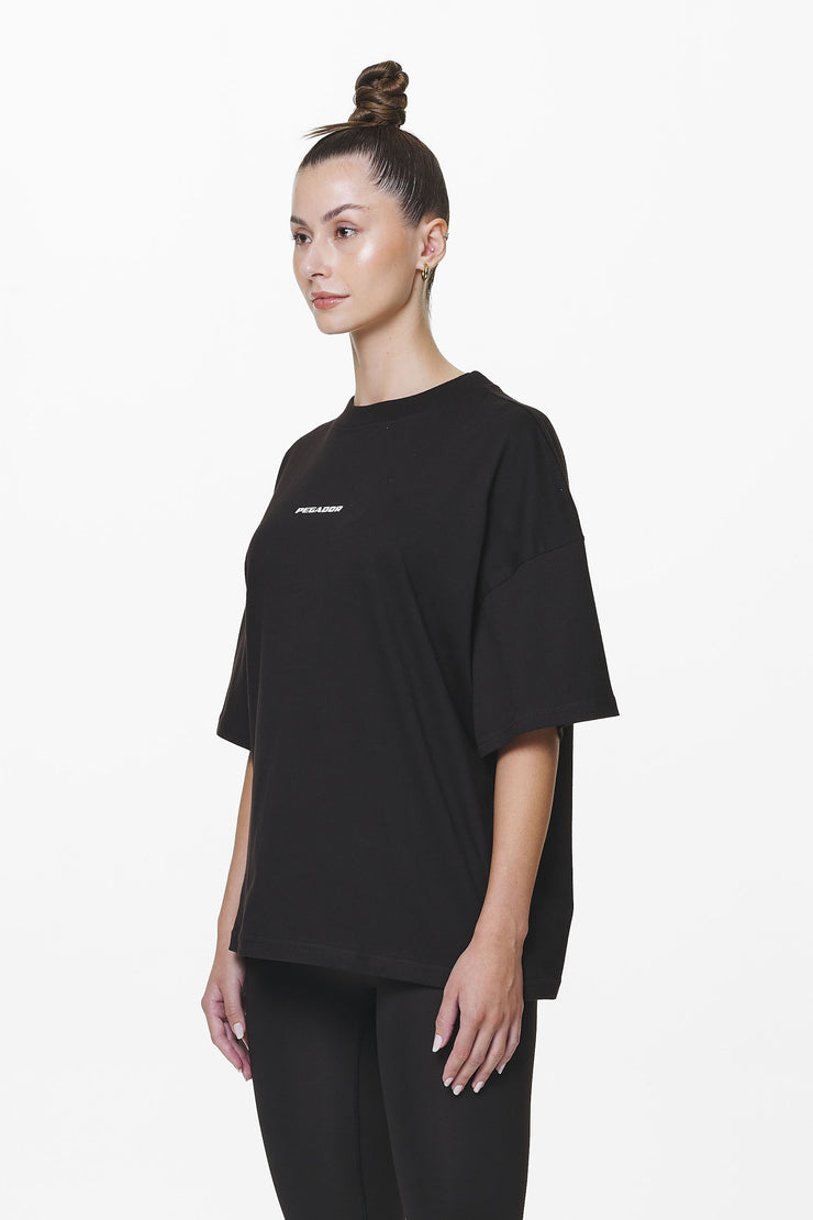 Pegador Arendal Logo Heavy Oversized Tee Black