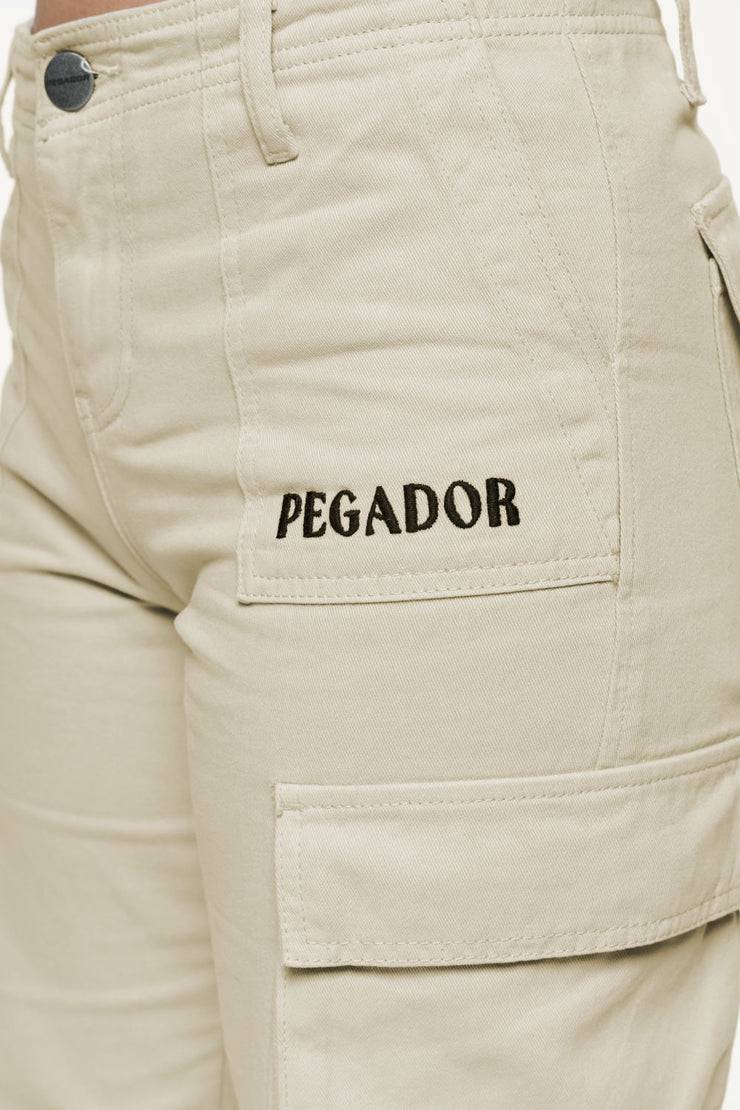 Pegador Arlia Wide Cargo Pants Espresso