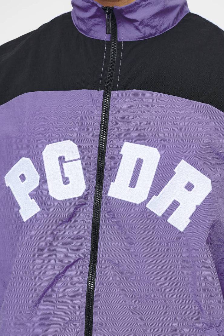 Pegador Ascot Track Jacket Black Magic Violet