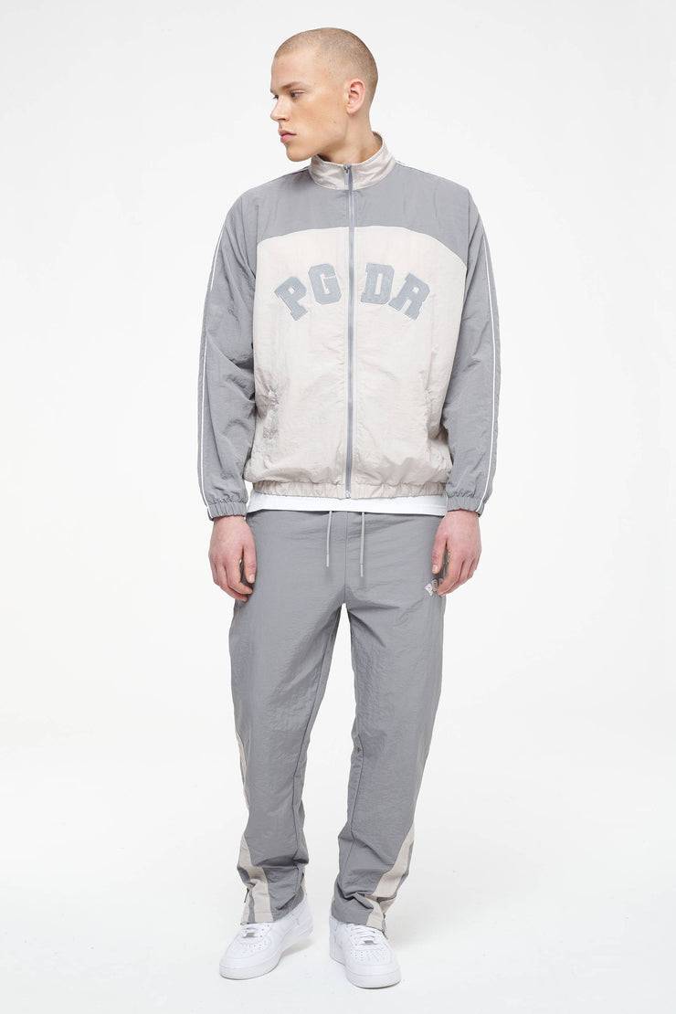 Pegador Ascot Track Jacket Dusk Grey Angels Cream