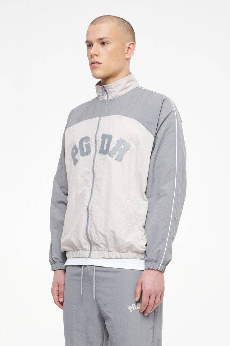 Pegador Ascot Track Jacket Dusk Grey Angels Cream