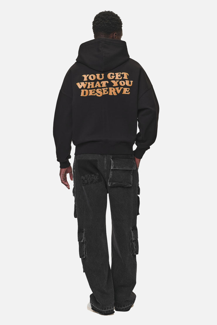 Pegador Astor Boxy Sweat Jacket Washed Black