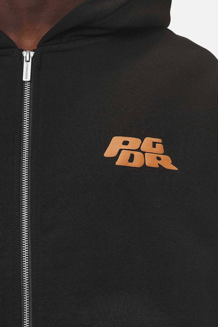 Pegador Astor Boxy Sweat Jacket Washed Black