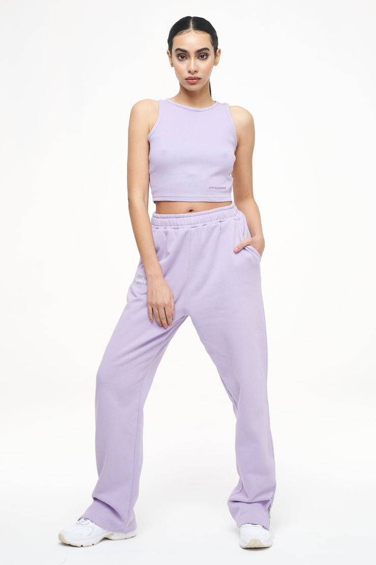 Pegador Ayla Crop Top Vintage Washed Purple Paste