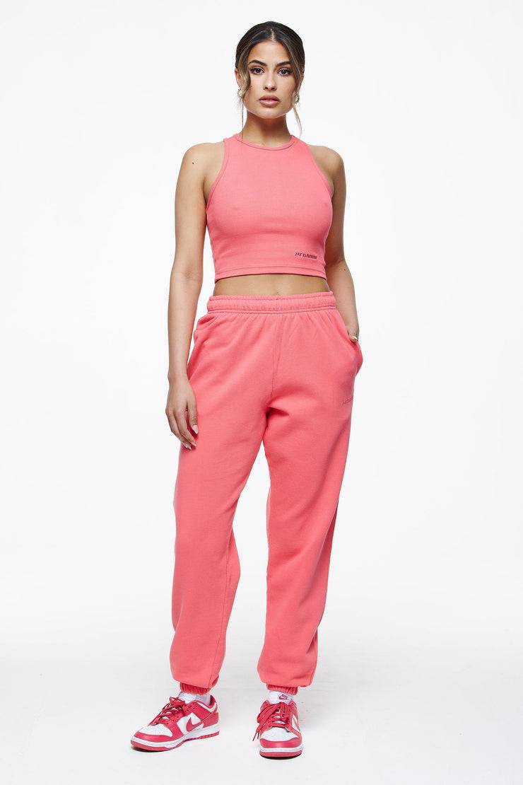 Pegador Ayla Crop Top Vintage Washed Strawberry