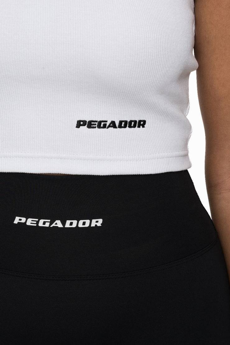 Pegador Ayla Crop Top White Black
