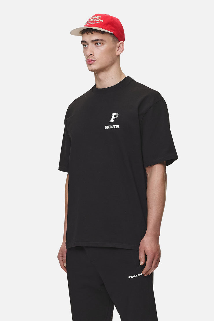 Pegador Baldock Oversized Tee Washed Black
