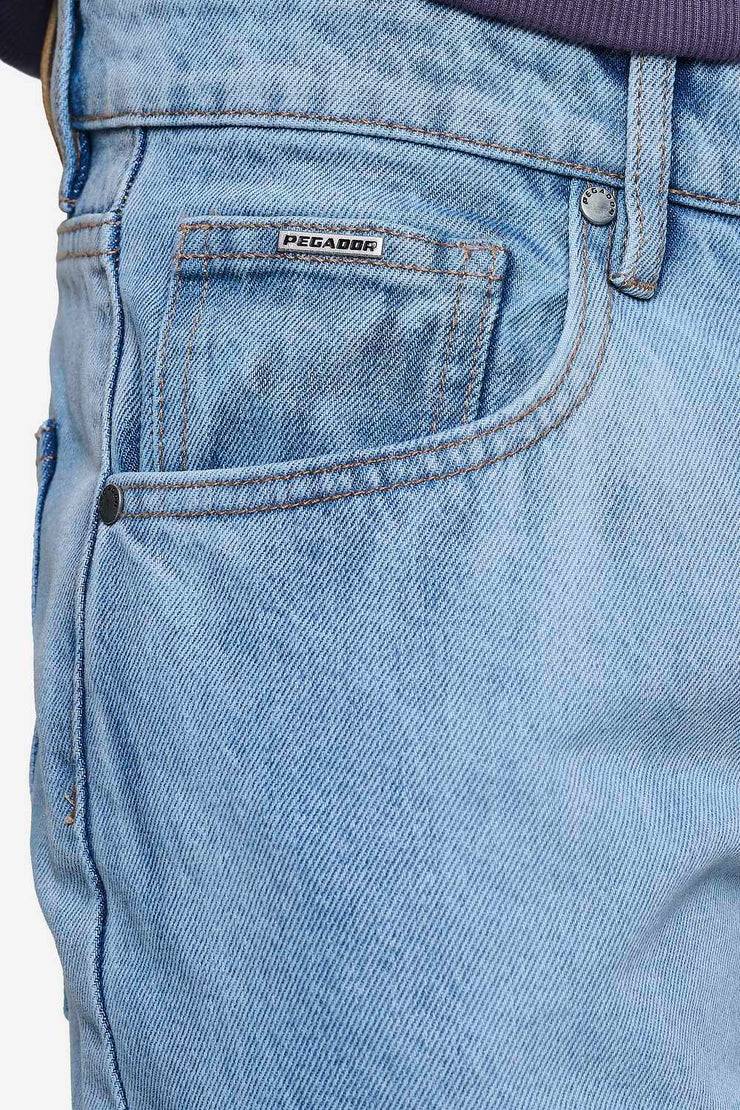 Pegador Baltra Baggy Jeans Washed Light Blue