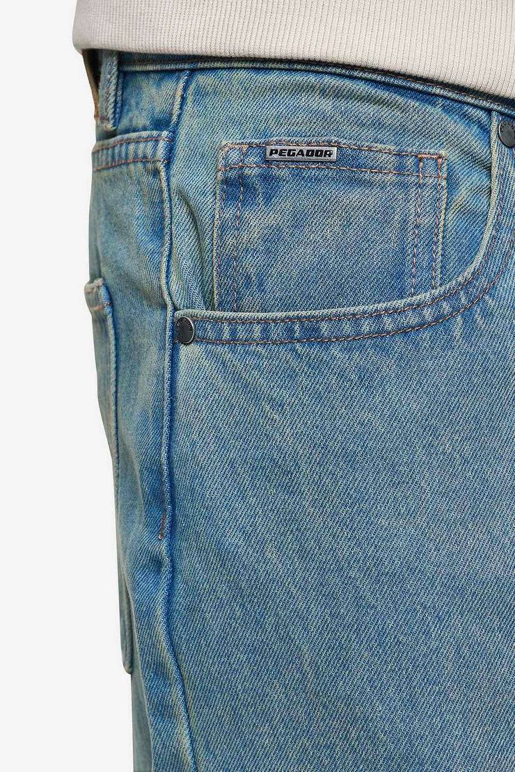 Pegador Baltra Baggy Jeans Washed Vintage Blue