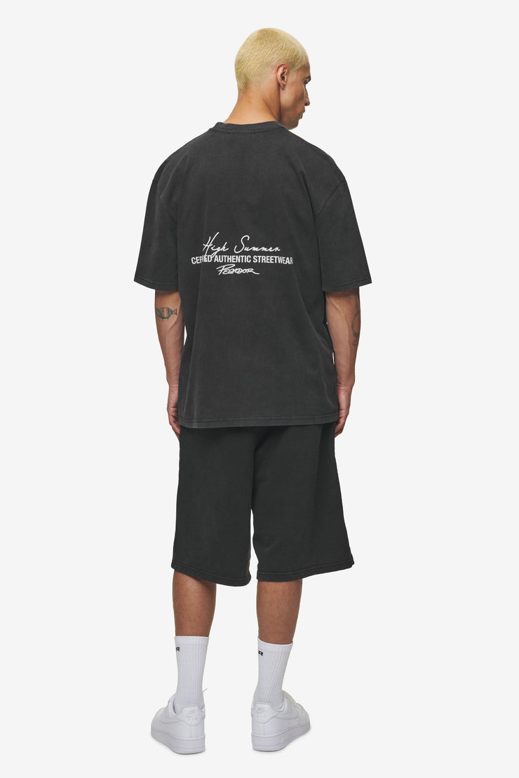 Pegador Banberry Oversized Tee Vintage Black