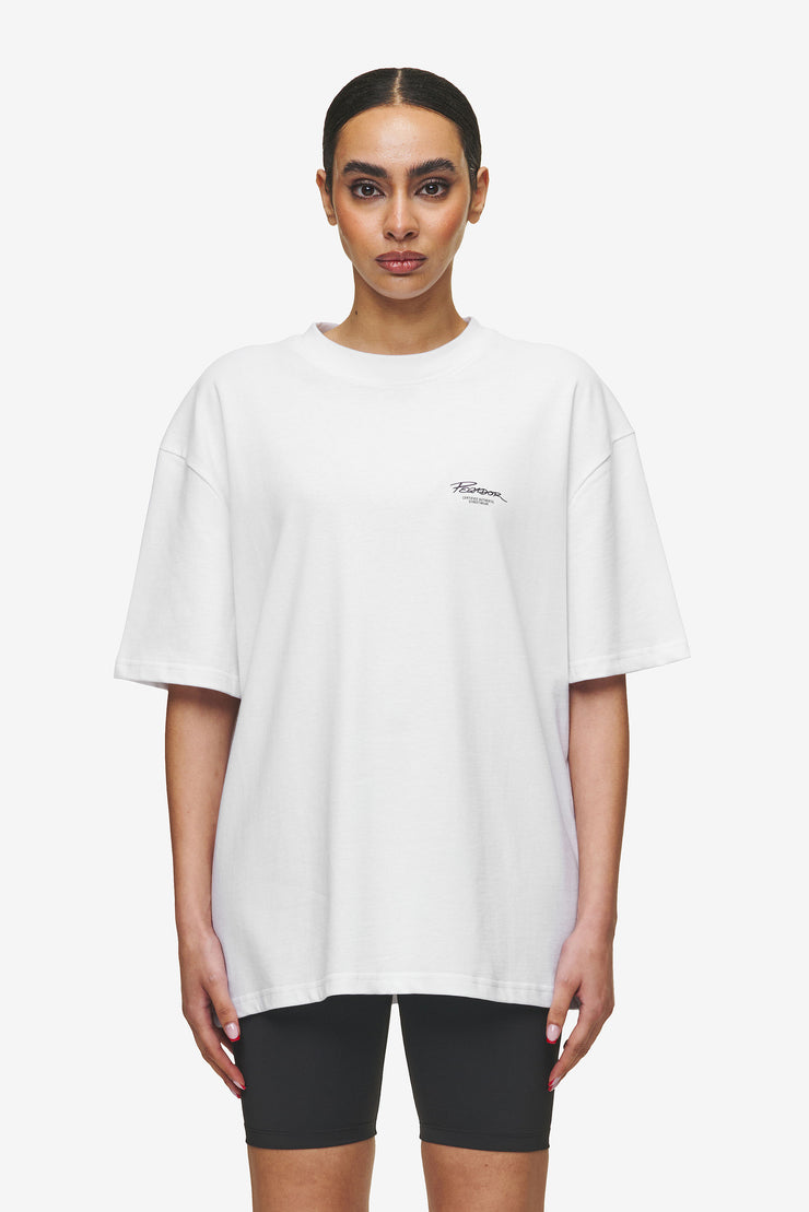 Pegador Banberry Oversized Tee White