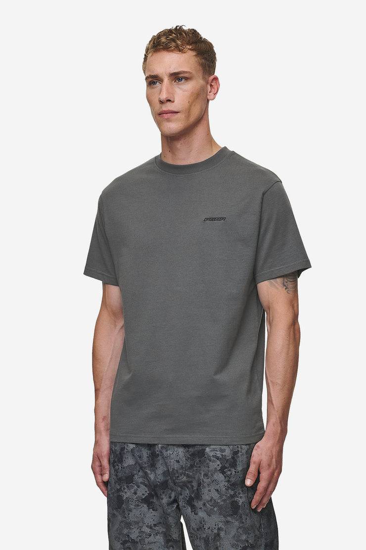 Pegador Bane Slim Tee Washed Anthracite