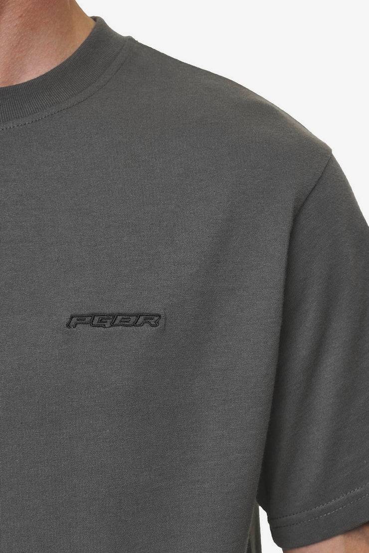 Pegador Bane Slim Tee Washed Anthracite