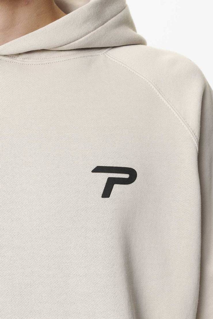 Pegador Barone Raglan Hoodie Washed Dust Cream