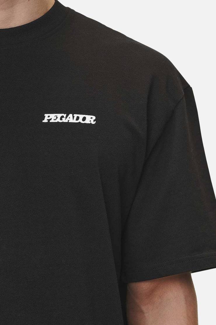 Pegador Bass Oversized Tee Washed Black