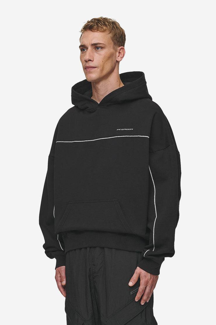 Pegador Beak Boxy Hoodie Washed Black