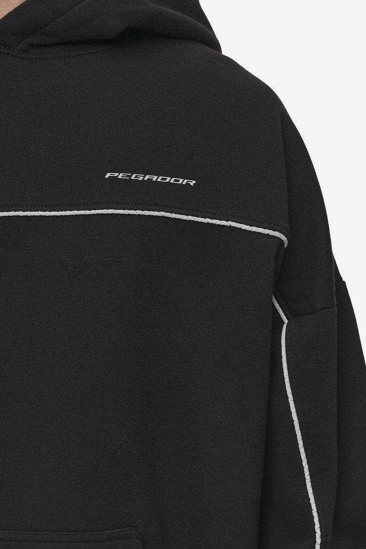 Pegador Beak Boxy Hoodie Washed Black