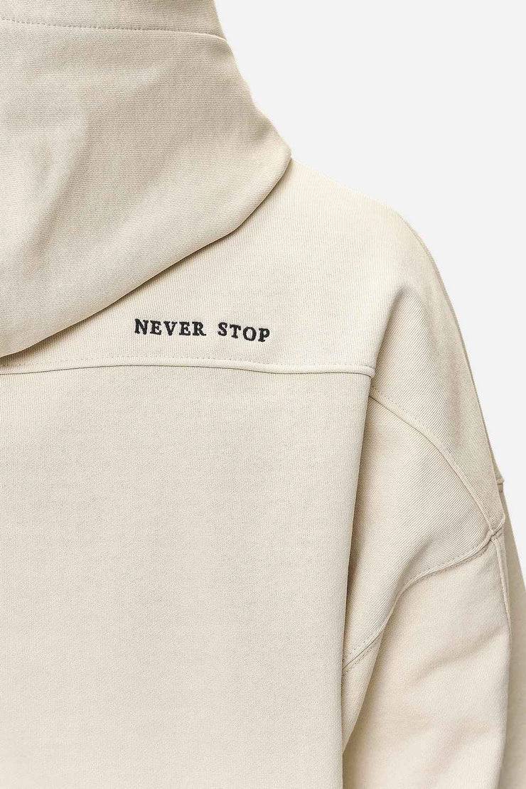 Pegador Beech Terry Boxy Hoodie Washed Desert Sand