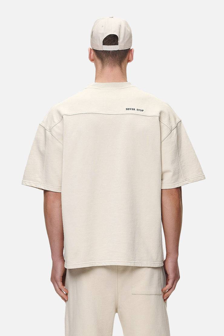 Pegador Beech Terry Boxy Tee Washed Desert Sand