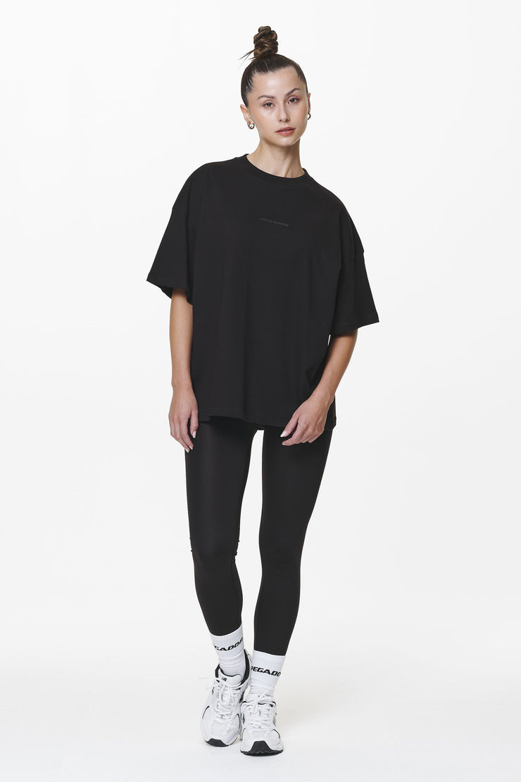 Pegador Bel Air Heavy Oversized Tee Black Gum
