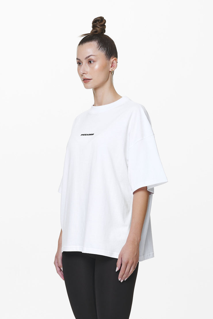 Pegador Bel Air Heavy Oversized Tee White Gum