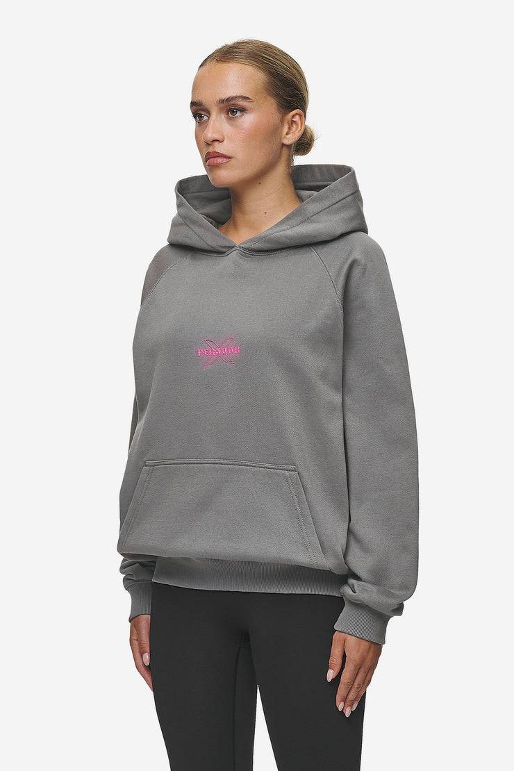 Pegador Belly Oversized Hoodie Washed Deep Grey