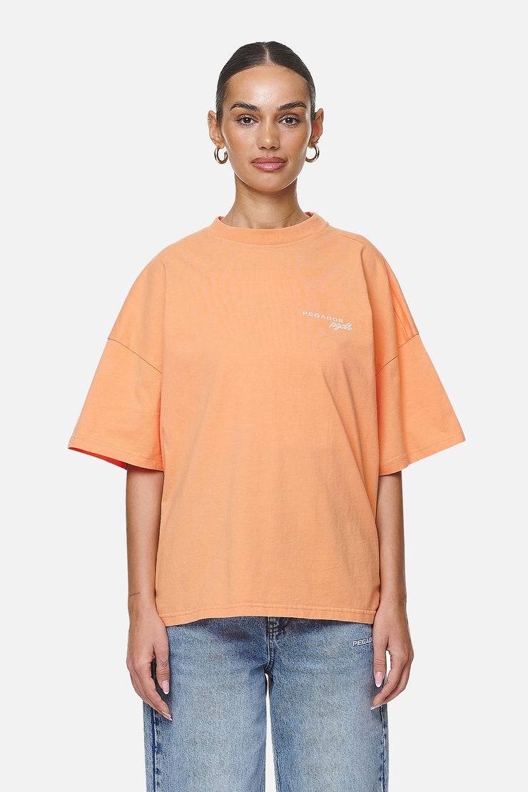 Pegador Berri Heavy Oversized Tee Washed Apricot