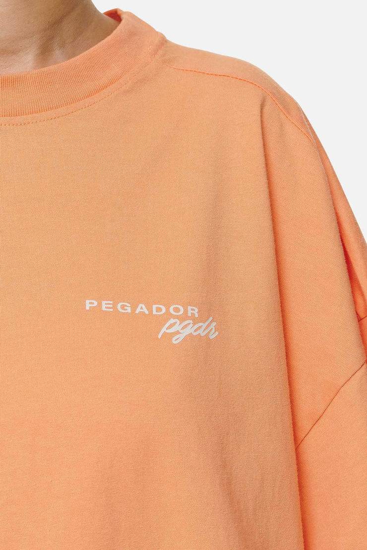 Pegador Berri Heavy Oversized Tee Washed Apricot