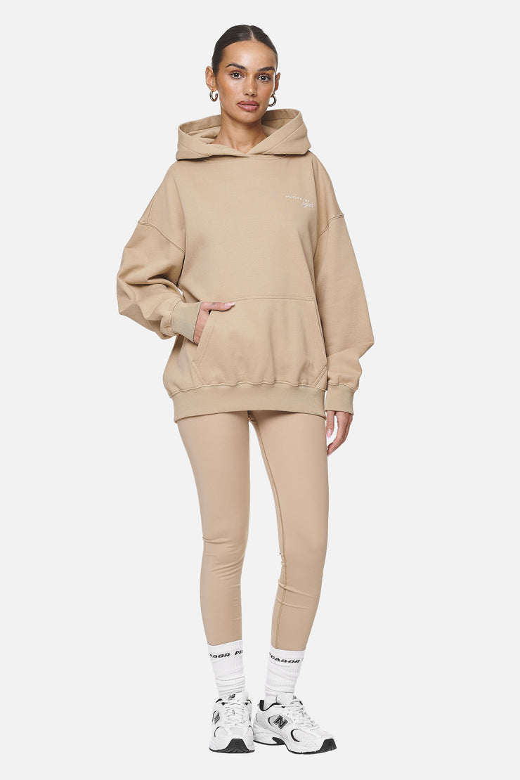 Pegador Berri Oversized Hoodie Washed Safari Sand