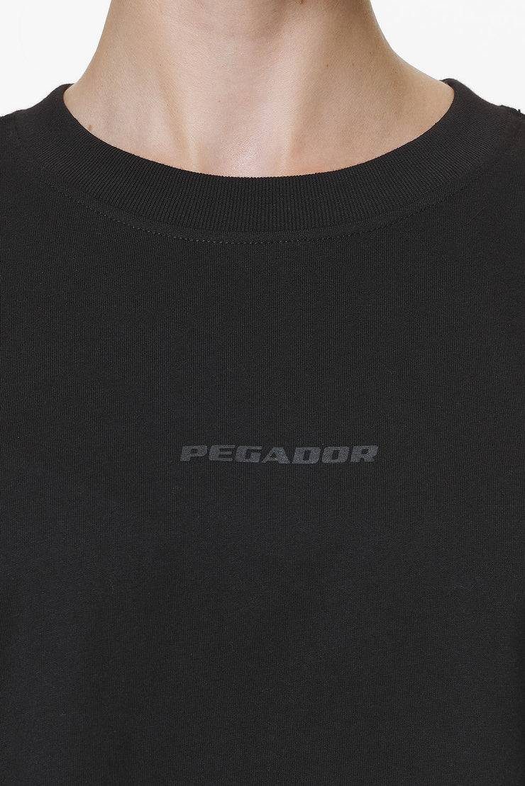 Pegador Beverly Logo Oversized Tee Black Gum
