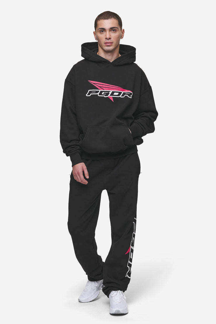 Pegador Blamor Oversized Hoodie Washed Black