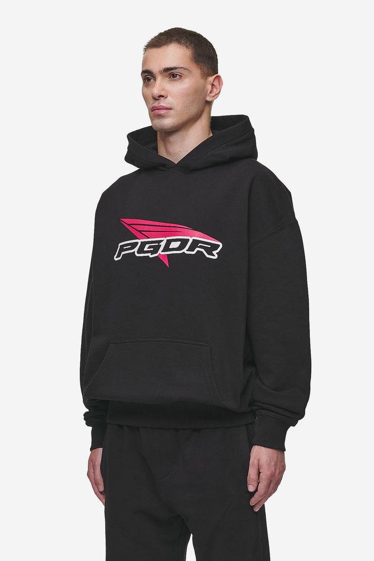 Pegador Blamor Oversized Hoodie Washed Black