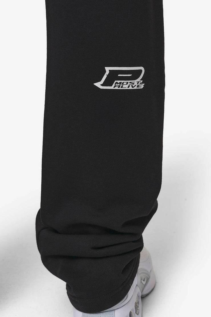 Pegador Blamor Wide Sweat Pants Washed Black