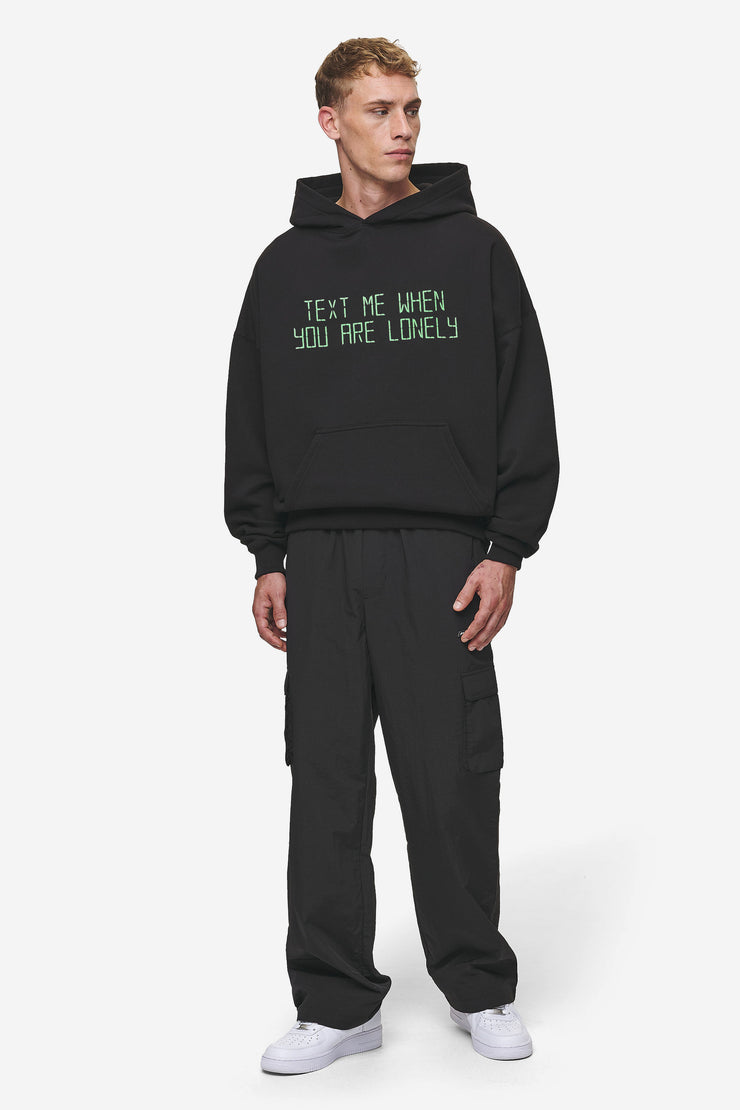 Pegador Bleek Boxy Hoodie Washed Black